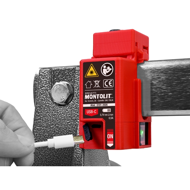 Montolit laserguide opladning